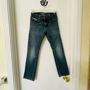 Denizen 216 Boys Jeans Skinny Fit Light Wash Denim Adjustable Waist Size 10 reg